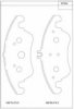 ASIMCO KD7343 Brake Pad Set, disc brake